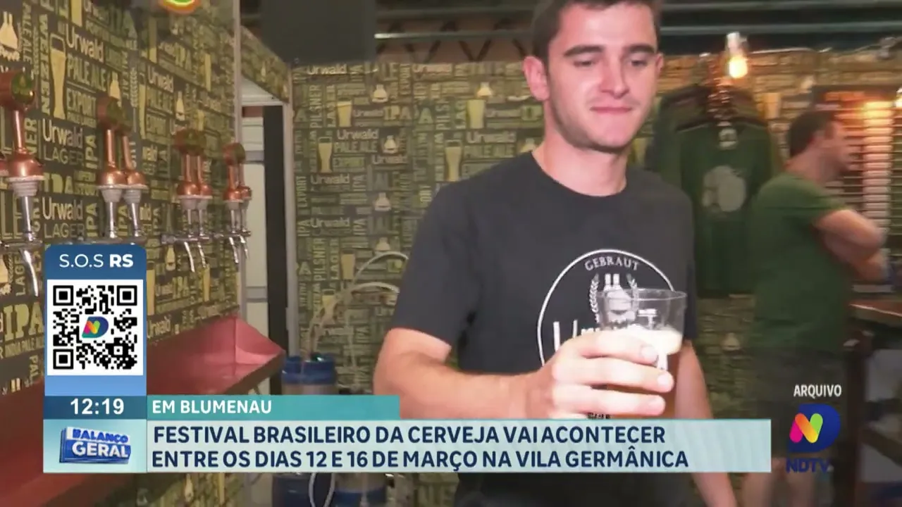 Festival Brasileiro da Cerveja vai acontecer entre os dias 12 e 16 de março na Vila Germânica