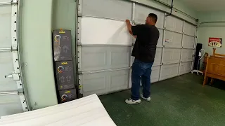 insulate a 3 car garage for less than 200