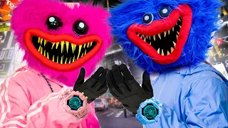 kissy missy loves huggy wuggy fnf vs squid game vs poppy playtime real life