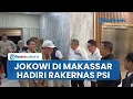 Lagu Jokowi Tiba di Makassar untuk Hadiri Rakernas PSI, Disambut Elit dan Riuh Ribuan Kader PSI