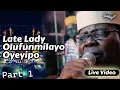 Download Lagu Part 1 - Sir Ebenezer Obey At Ilorin For Late Mrs Janet Olufunmilayo Oyeyipo 