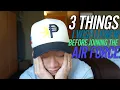 3 Things I wish I knew before Joining the Air Force