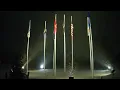 Pennsylvania - The Flags at Letterkenny Chapel on Christmas Eve 2012