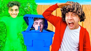 اقوى لعبه غميضه فى العالم مع المشاهير كلب القيصر طلع مع يوتيوبر مشهور 