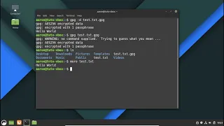 How to encrypt files on Linux via terminal using GPG