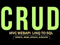 WEB API C CRUD Operations linq to sql dbml