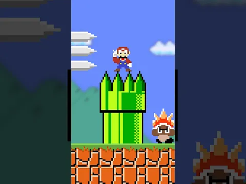 Mario can ONLY touch spikes!