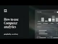 How to use Computer analytics Perplexity Academy