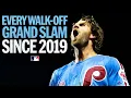 Every WALK-OFF GRAND SLAM in MLB since 2019 Bryce Harper Cal Raleigh AND MORE