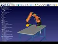Pick and place demo using RoboDK