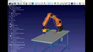 Pick and place demo using RoboDK