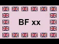 Pronounce BF XX in English