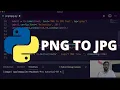 43 Convert PNG to JPG in Python Python Project