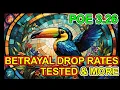 POE 3 26 Betrayal Drop Rates Syndicate Medallions Veiled Chaos Veiled Exalt More - Path of Exile