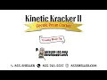 Kinetic Cracker Electric Pecan Cracker - Fast Easy Pecan Cracking Crack 1560 pecans per hour