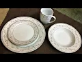 Fitz and Floyd Platinum Vine 32 Piece Dinnerware Review Perfect for Fine Dinning