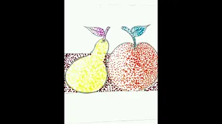 الرسم بتقنية التنقيط سنة اولى متوسط 