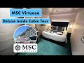 MSC Virtuosa Deluxe Inside Cabin Full Tour