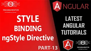 13 Style Binding Angular Angular Style Binding ngStyle Directive Angular