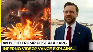 Kharg Island ‘Blown To Smithereens’? On Cam, JD Vance Explains Trump’s AI War Video For Iran | Watch