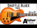 Shuffle Blues 12 Bar in G | Guitar Backing Track