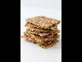 Gluten Free Seed Crackers Norwegian Crispbread