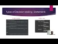 Decision Making Statements in C Programming