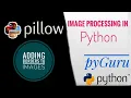 PIL Adding border to images with python and pillow