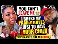 Sad news o Sophia finally made it known to Davido that side he can t leave her