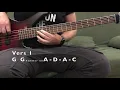 Make Room - Bass Tutorial - G Dur - The Church Will Sing