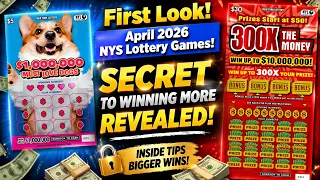 FIRST LOOK Brand New NYS Lottery APRIL 2026 Games DOG LOVERS REJOICE SECRET TO WINNING MORE