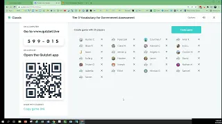 How I run Quizlet Live