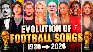 the evolution of football world cup anthems 1930 2026 