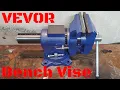 VEVOR 6 Heavy Duty Bench Vise Double Swivel Rotating Vise Rotates 360 with Pipe Jaws