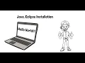 Step-by-Step Guide Installing Java Eclipse and Running Hello World Hindi