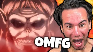 attack on titan official trailer reaction 
