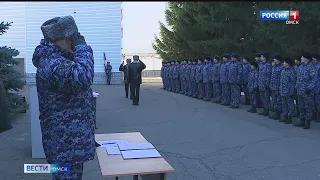 В Омске сегодня чествовали сотрудников Росгвардии