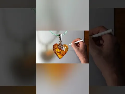 Hyper-realistic pendant necklace #art