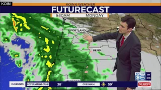 Weather forecast After two dry days the rain is back in Portland to start the week