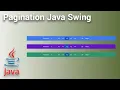 Java Swing - How to create pagination and load data with database