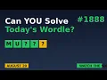 Wordle ANSWER REVEALED August 20 2026 Did You Get It
