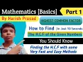 How to Find H C F in Just 10 Seconds Finding H C F in Only 10 Seconds HARISH CLASSES BOISAR