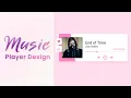 Music Player UI | HTML CSS