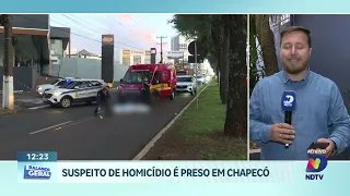 Ação policial prende suspeito de homicídio e apreende drogas