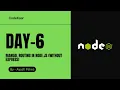 Day 6 - Manual Routing in Node js Without Express