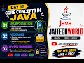 Day10 Java Encapsulation Packages Access Modifiers Explained in Tamil
