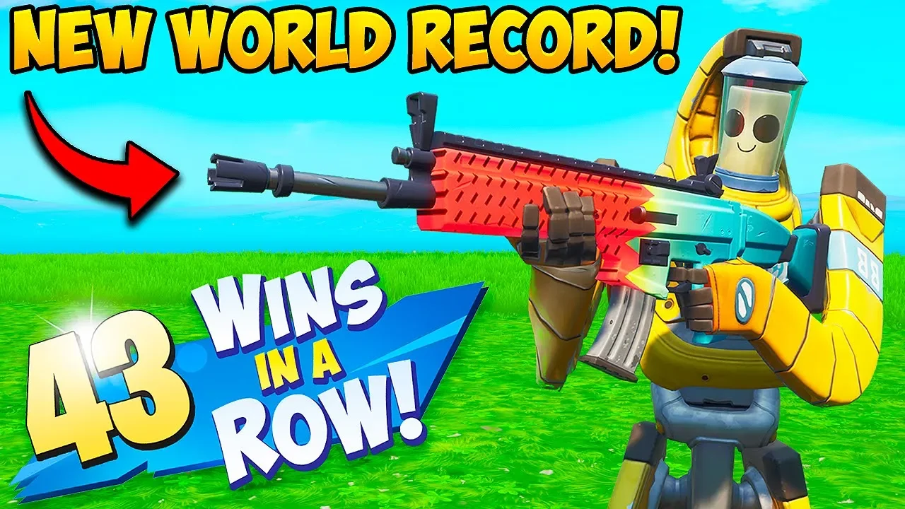 *WORLD RECORD* 43 WINS IN A ROW!! – Fortnite Funny Fails and WTF Moments! #699
