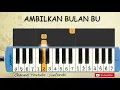 Download Lagu not pianika ambilkan bulan bu - tutorial belajar pianika lagu anak - not angka ambilkan bulan bu