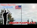 Amazon flag pole How To setup and install a Heavy Duty Flag Pole - 25FT