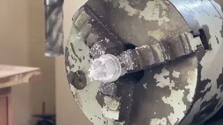 عمل سدادة على ماكنة المخرطة وكذلك ماكنة التفريز 